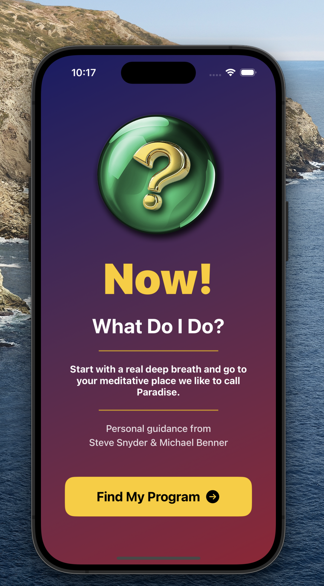 What To Do home screen — What To Do When I Don't Know What To Do?