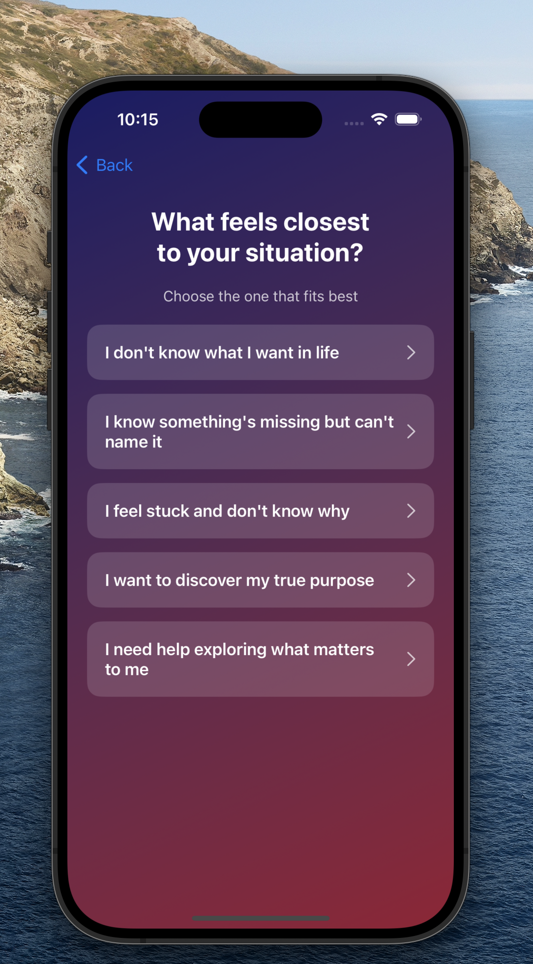 Narrow down your situation